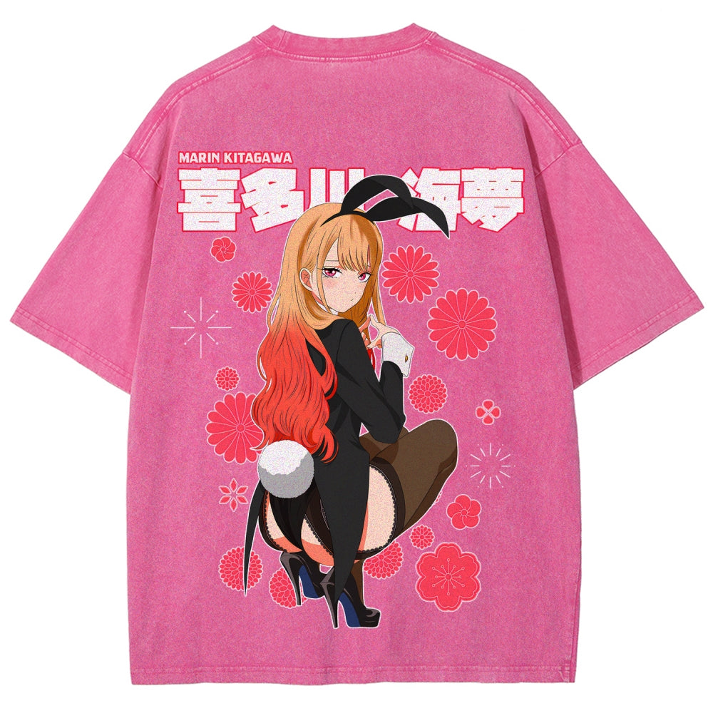 My Dress-Up Darling Marin Kitagawa Unisex Fit Washed T-Shirt 2605015558