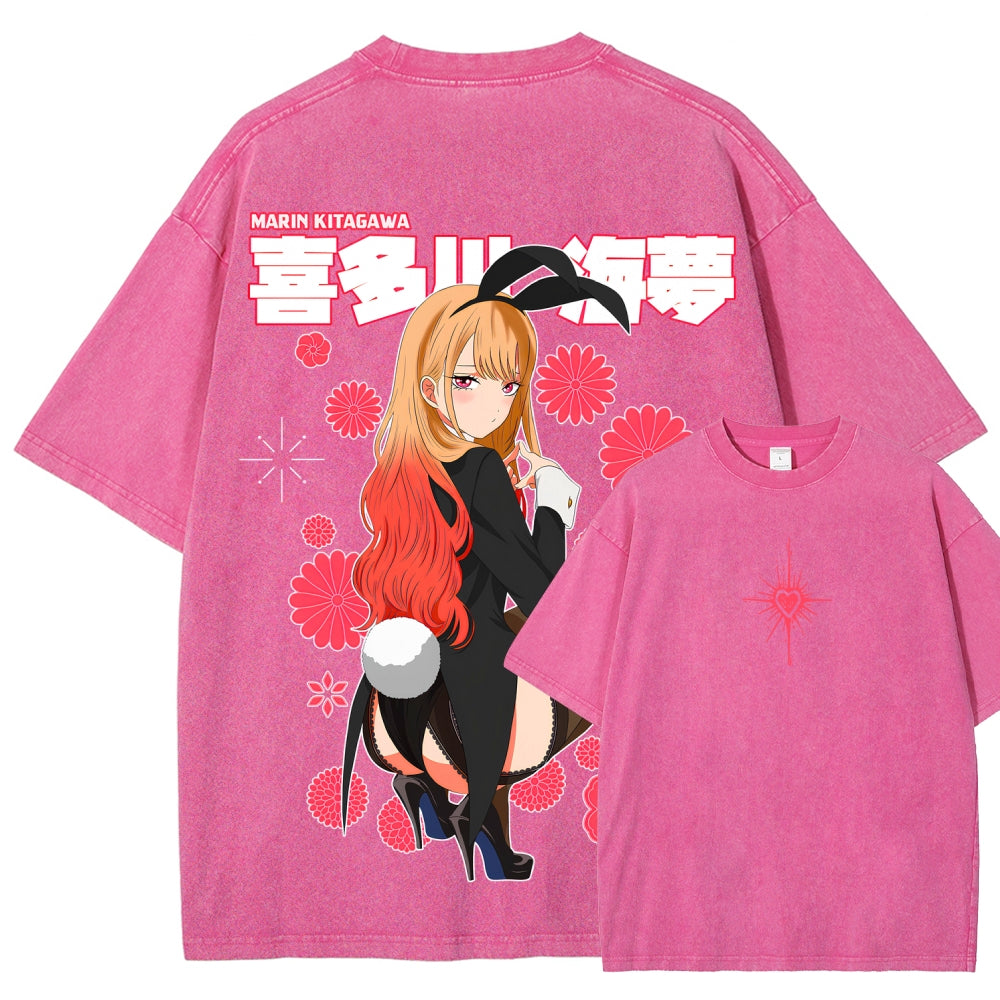 My Dress-Up Darling Marin Kitagawa Unisex Fit Washed T-Shirt 2605015558