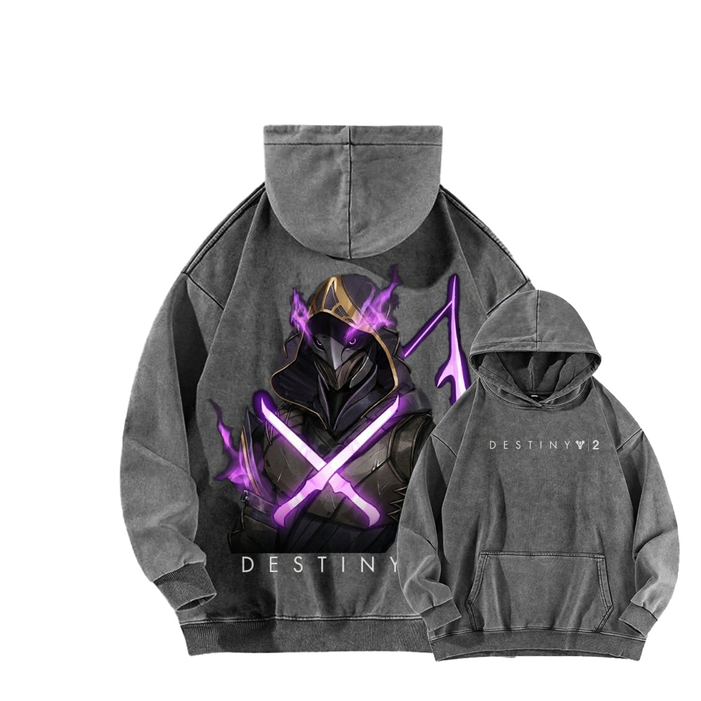 Destiny Unisex Washed Hoodie 2605015663