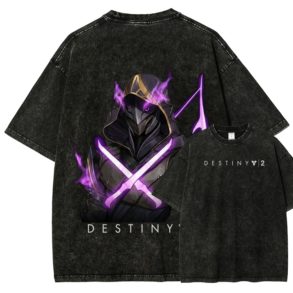 Destiny Unisex Fit Washed T-Shirt 2605015664