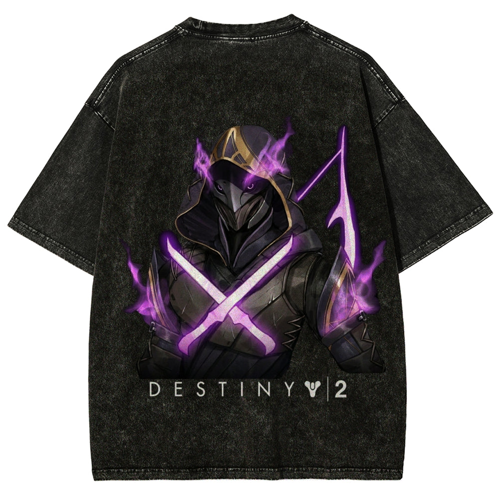 Destiny Unisex Fit Washed T-Shirt 2605015664