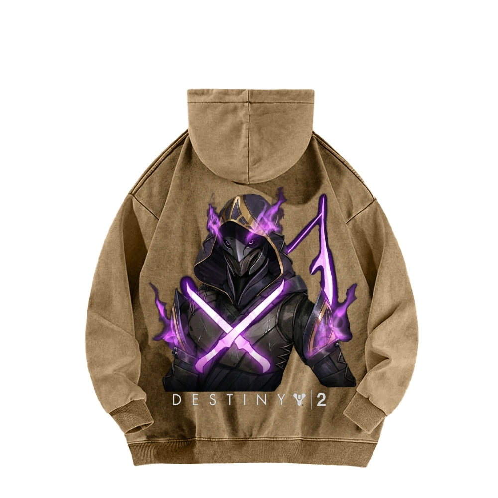 Destiny Unisex Washed Hoodie 2605015663