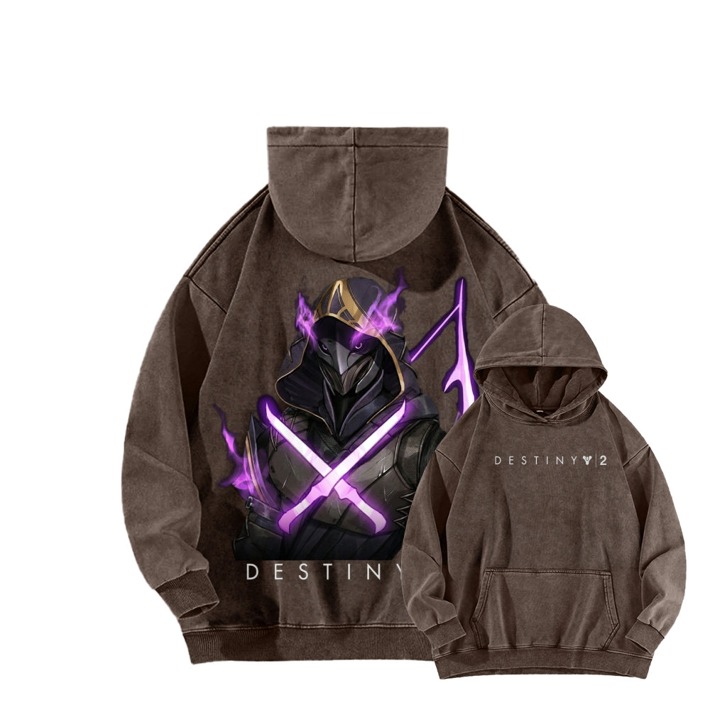 Destiny Unisex Washed Hoodie 2605015663