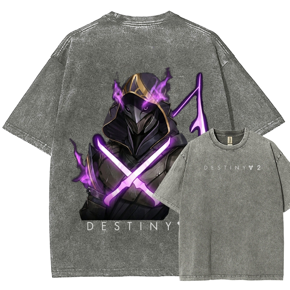 Destiny Unisex Fit Washed T-Shirt 2605015664