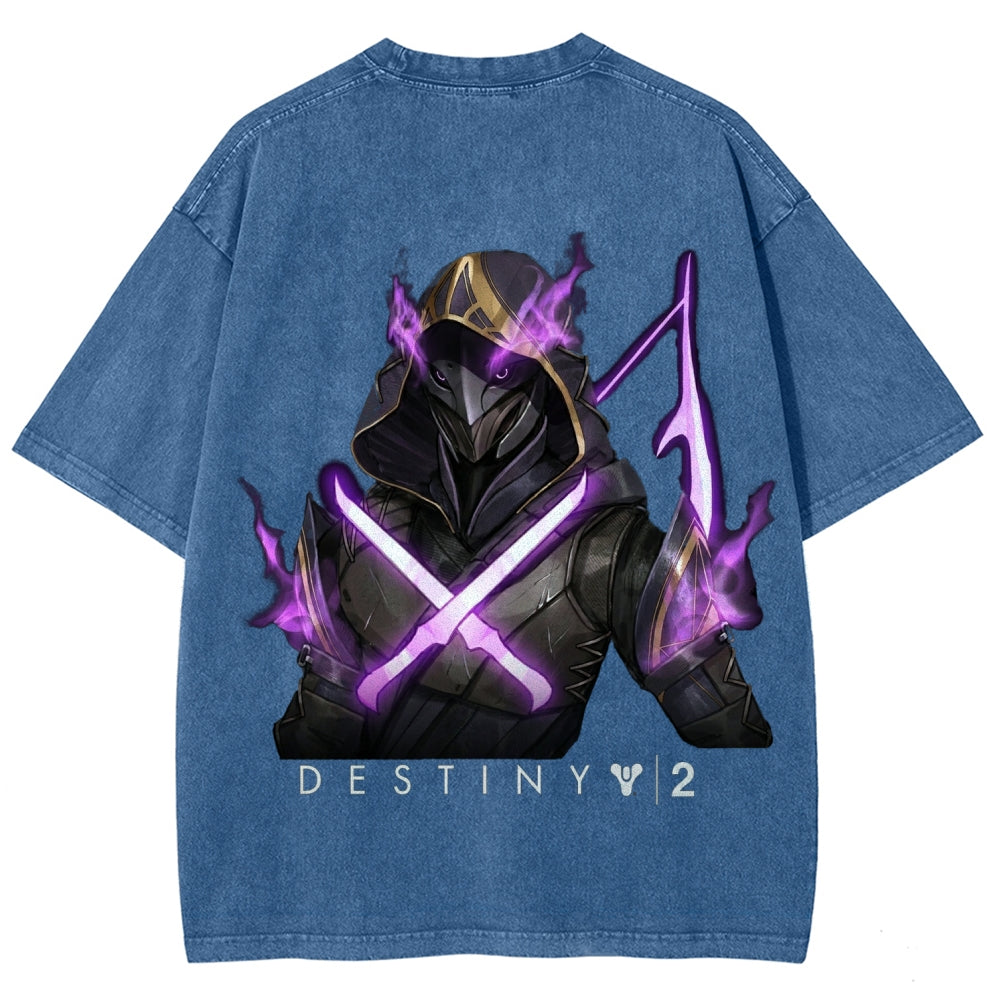 Destiny Unisex Fit Washed T-Shirt 2605015664