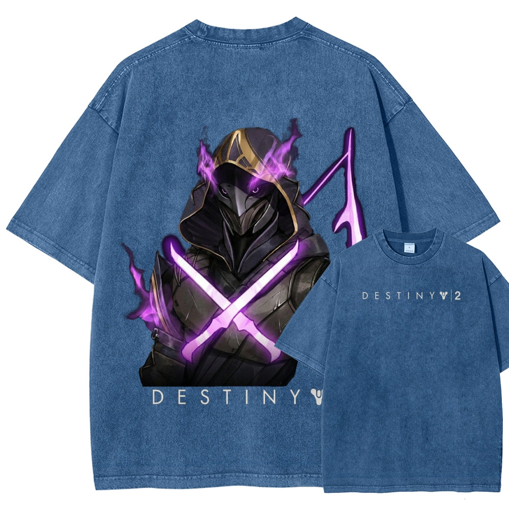 Destiny Unisex Fit Washed T-Shirt 2605015664