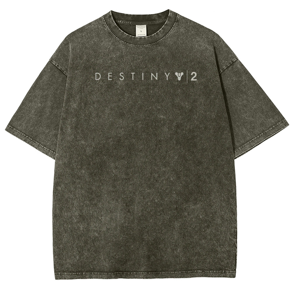 Destiny Unisex Fit Washed T-Shirt 2605015664
