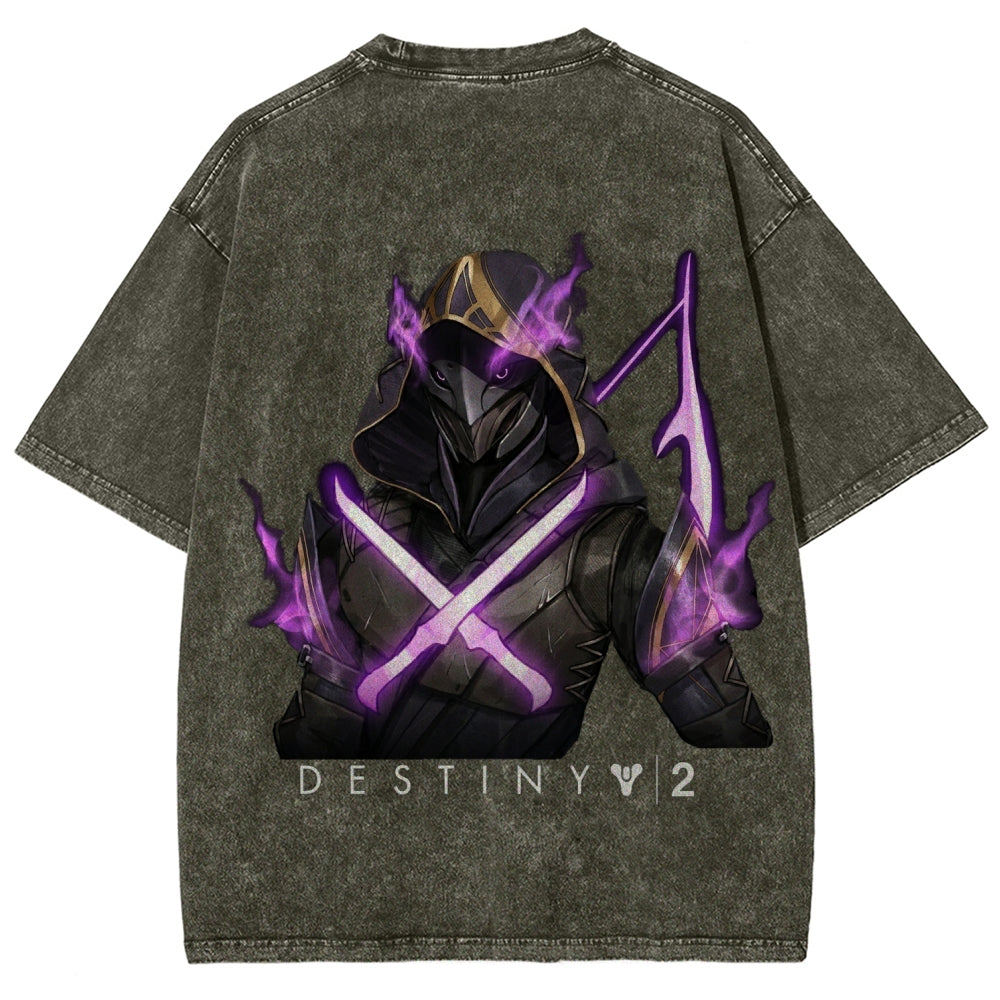 Destiny Unisex Fit Washed T-Shirt 2605015664