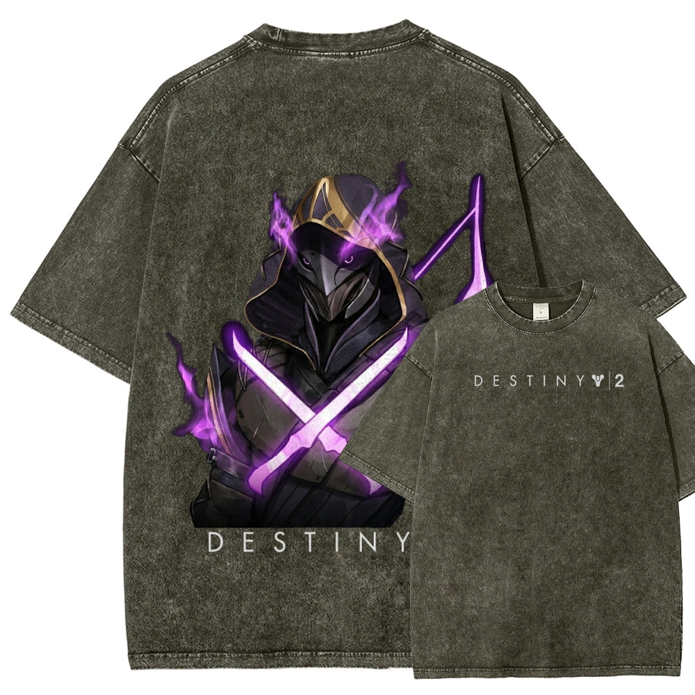 Destiny Unisex Fit Washed T-Shirt 2605015664