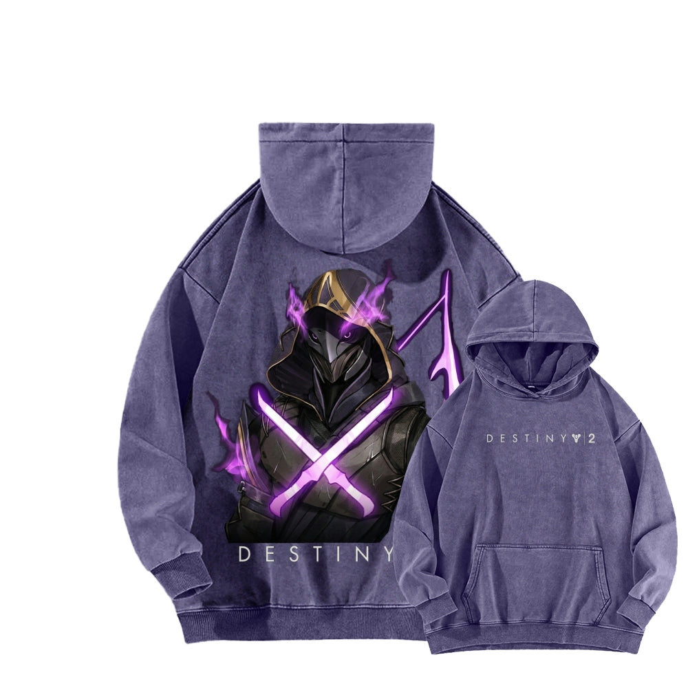 Destiny Unisex Washed Hoodie 2605015663