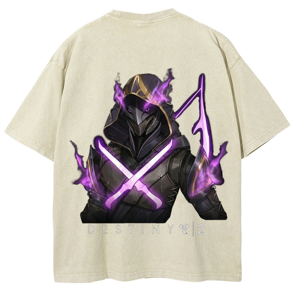 Destiny Unisex Fit Washed T-Shirt 2605015664