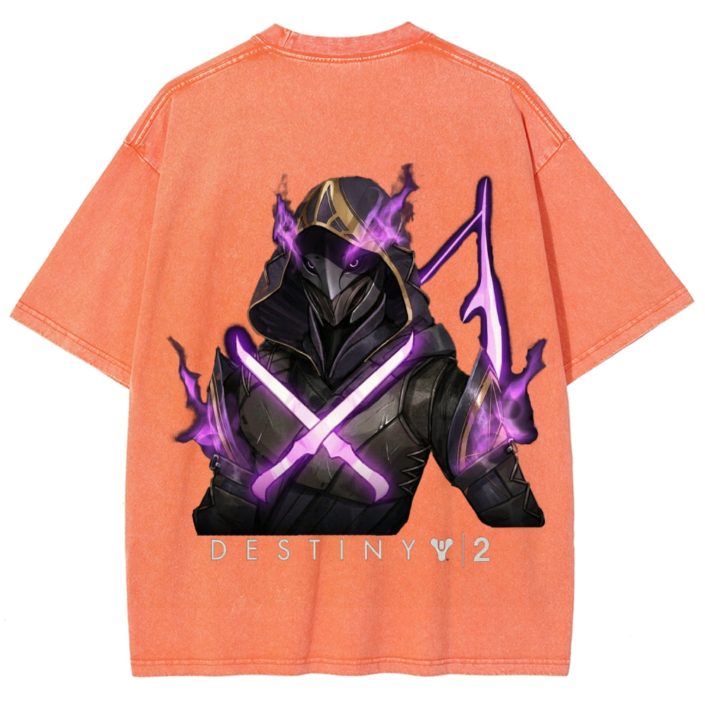 Destiny Unisex Fit Washed T-Shirt 2605015664