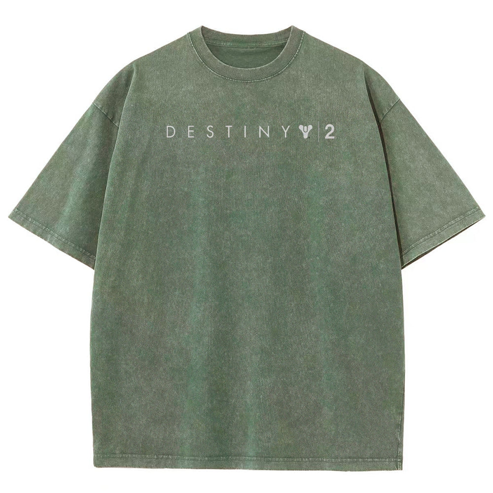 Destiny Unisex Fit Washed T-Shirt 2605015664
