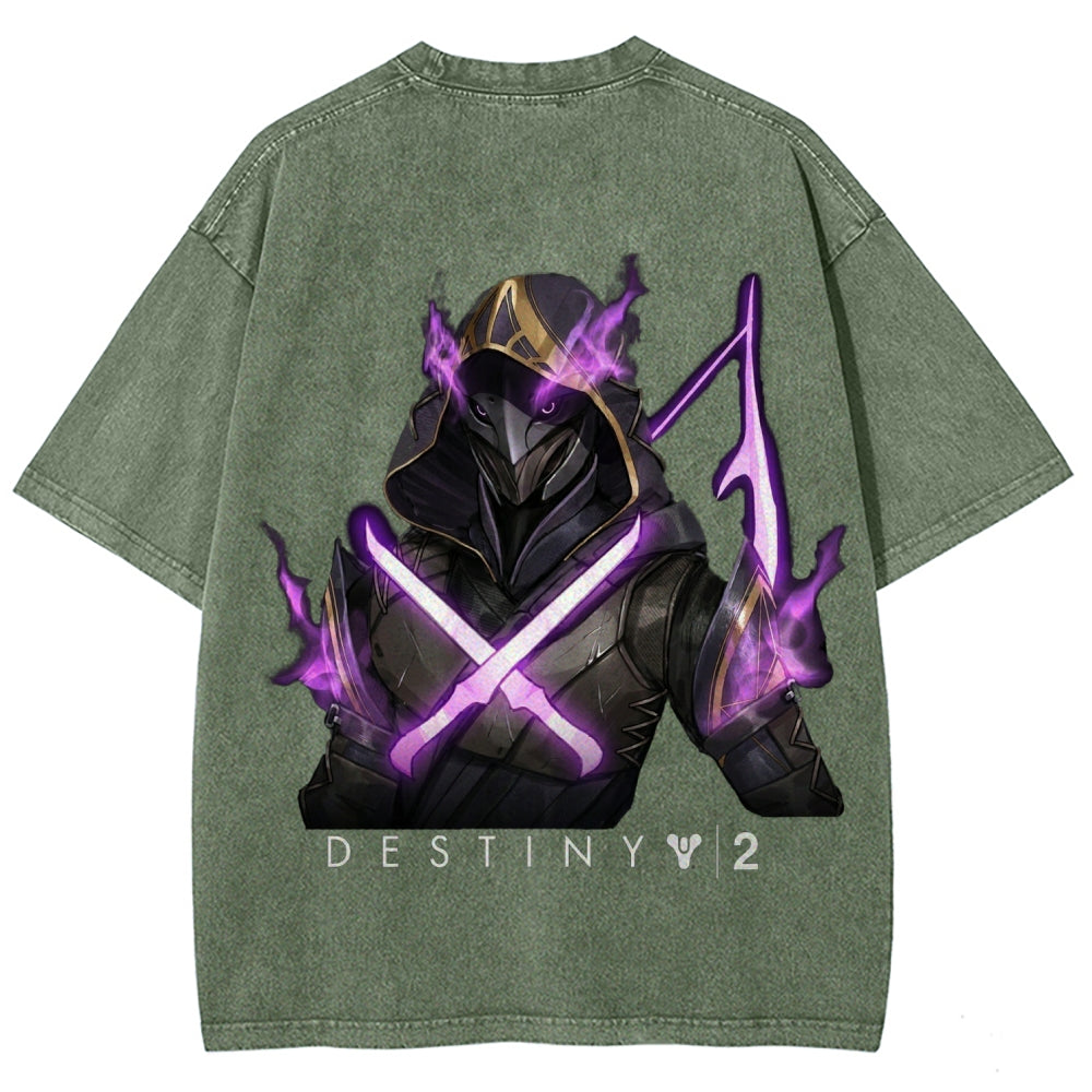 Destiny Unisex Fit Washed T-Shirt 2605015664