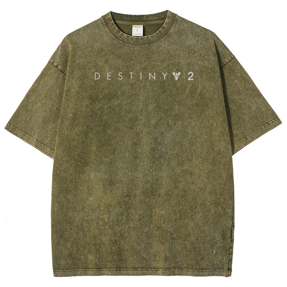 Destiny Unisex Fit Washed T-Shirt 2605015664