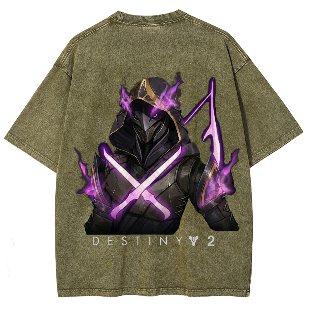 Destiny Unisex Fit Washed T-Shirt 2605015664