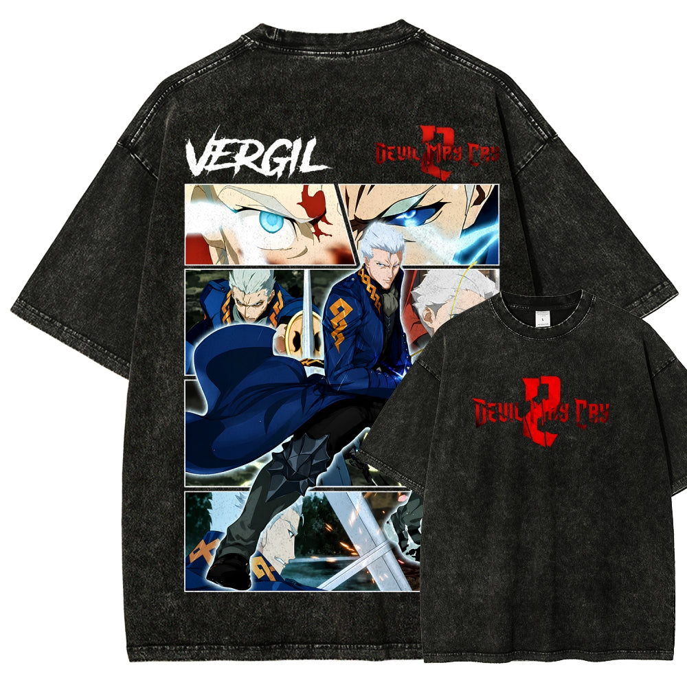 Devil May Cry Unisex Fit Washed T-Shirt 2605016171