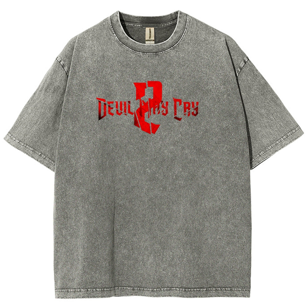 Devil May Cry Unisex Fit Washed T-Shirt 2605016171