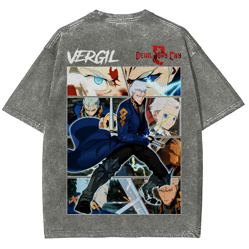 Devil May Cry Unisex Fit Washed T-Shirt 2605016171