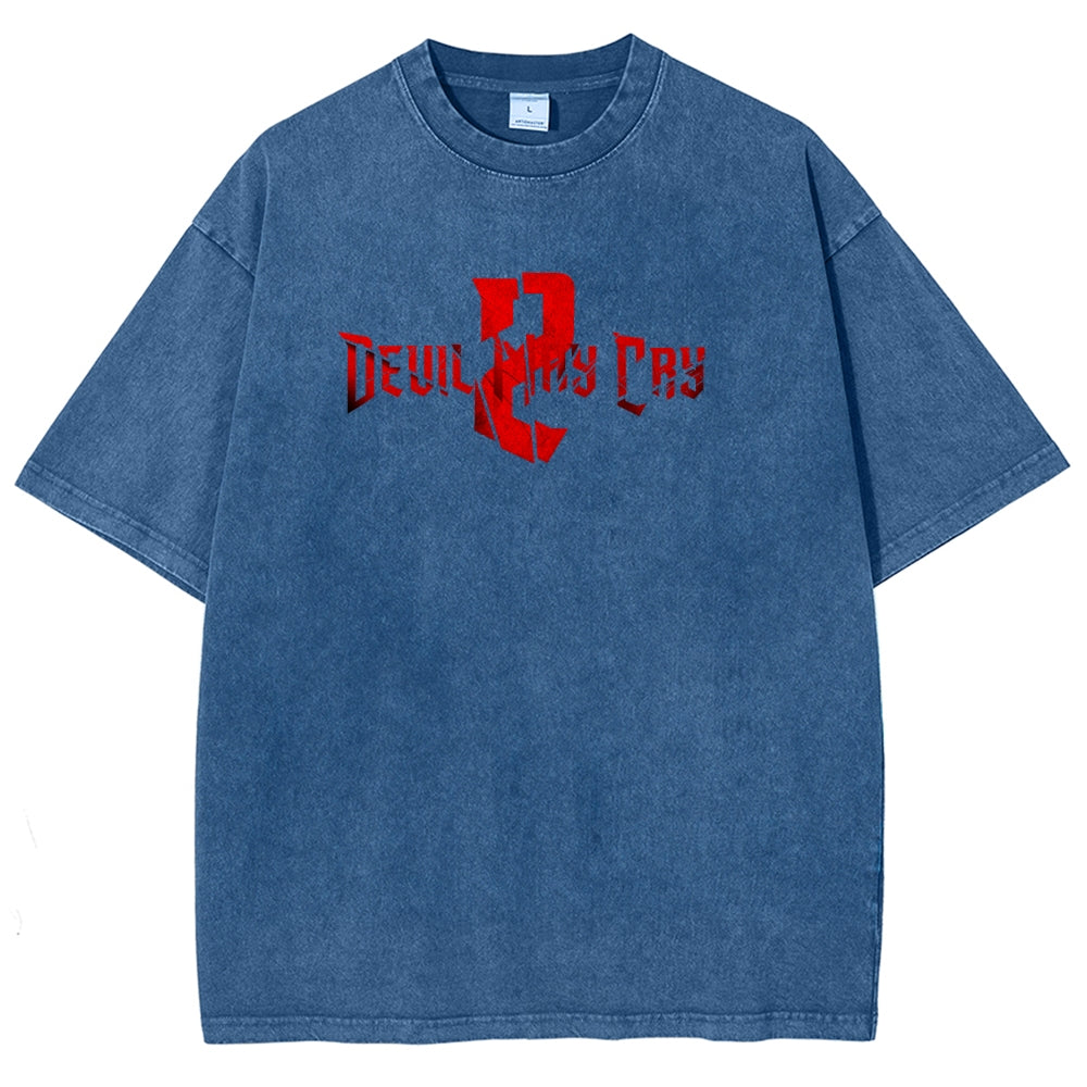 Devil May Cry Unisex Fit Washed T-Shirt 2605016171