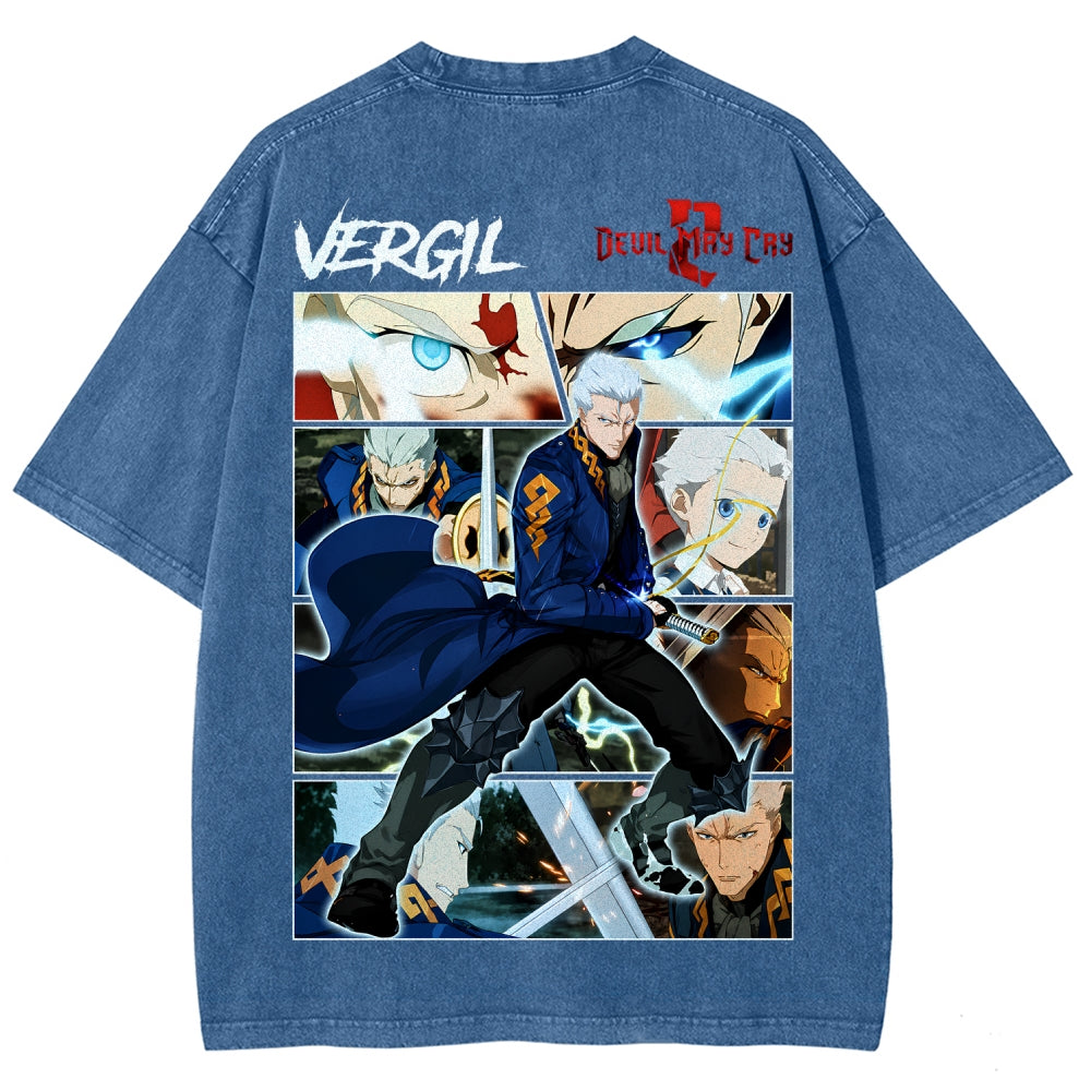 Devil May Cry Unisex Fit Washed T-Shirt 2605016171