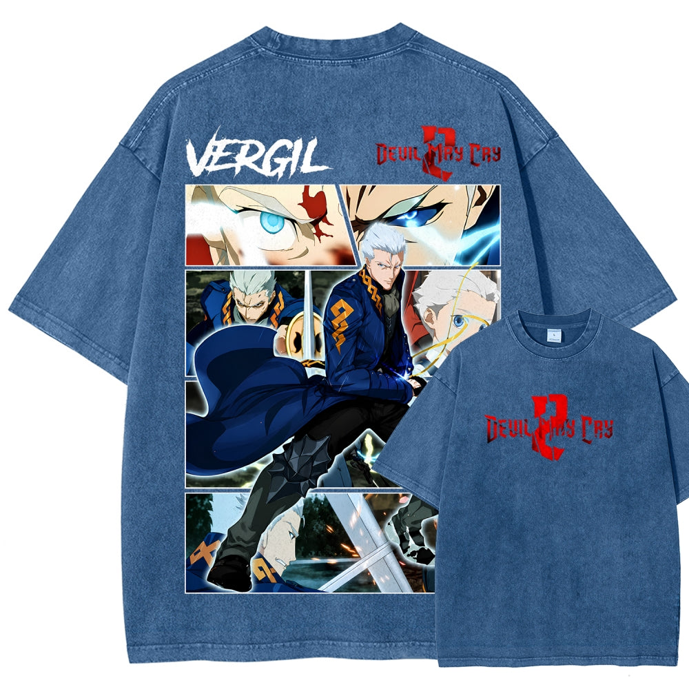 Devil May Cry Unisex Fit Washed T-Shirt 2605016171