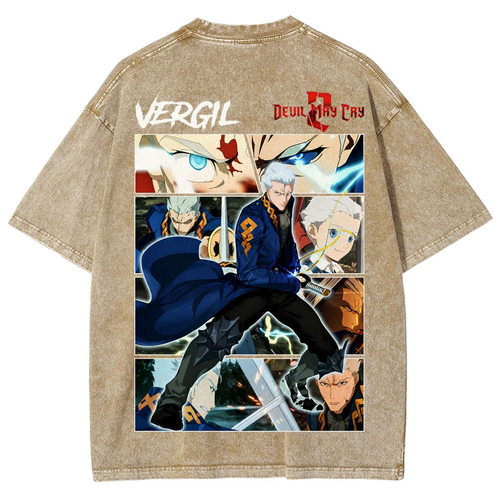 Devil May Cry Unisex Fit Washed T-Shirt 2605016171