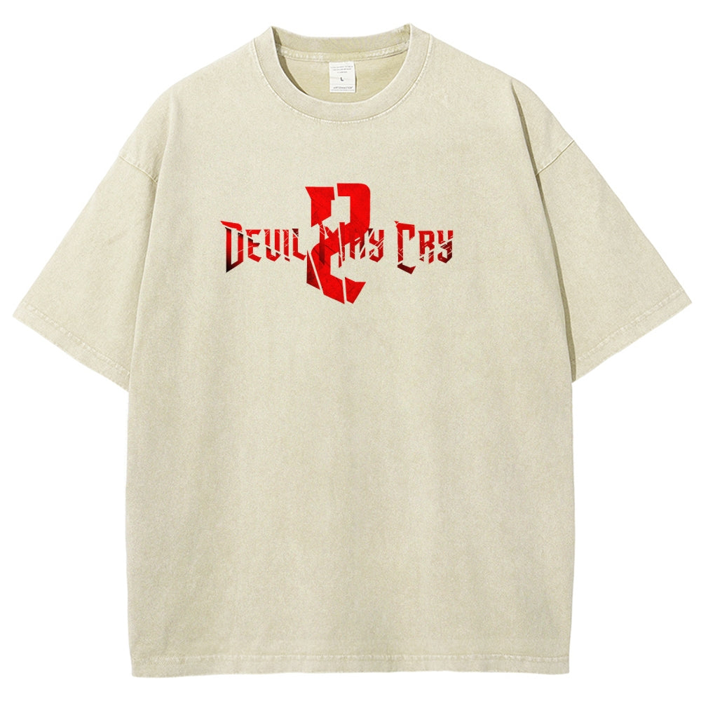 Devil May Cry Unisex Fit Washed T-Shirt 2605016171