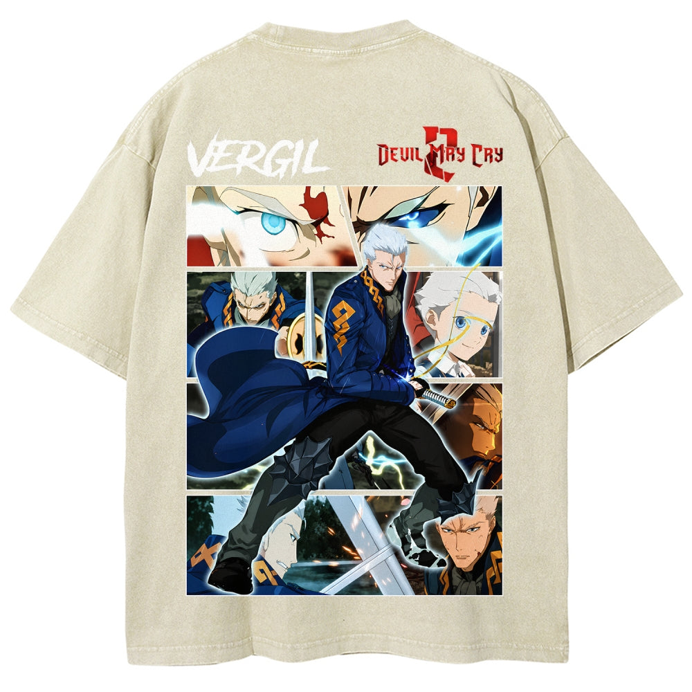 Devil May Cry Unisex Fit Washed T-Shirt 2605016171