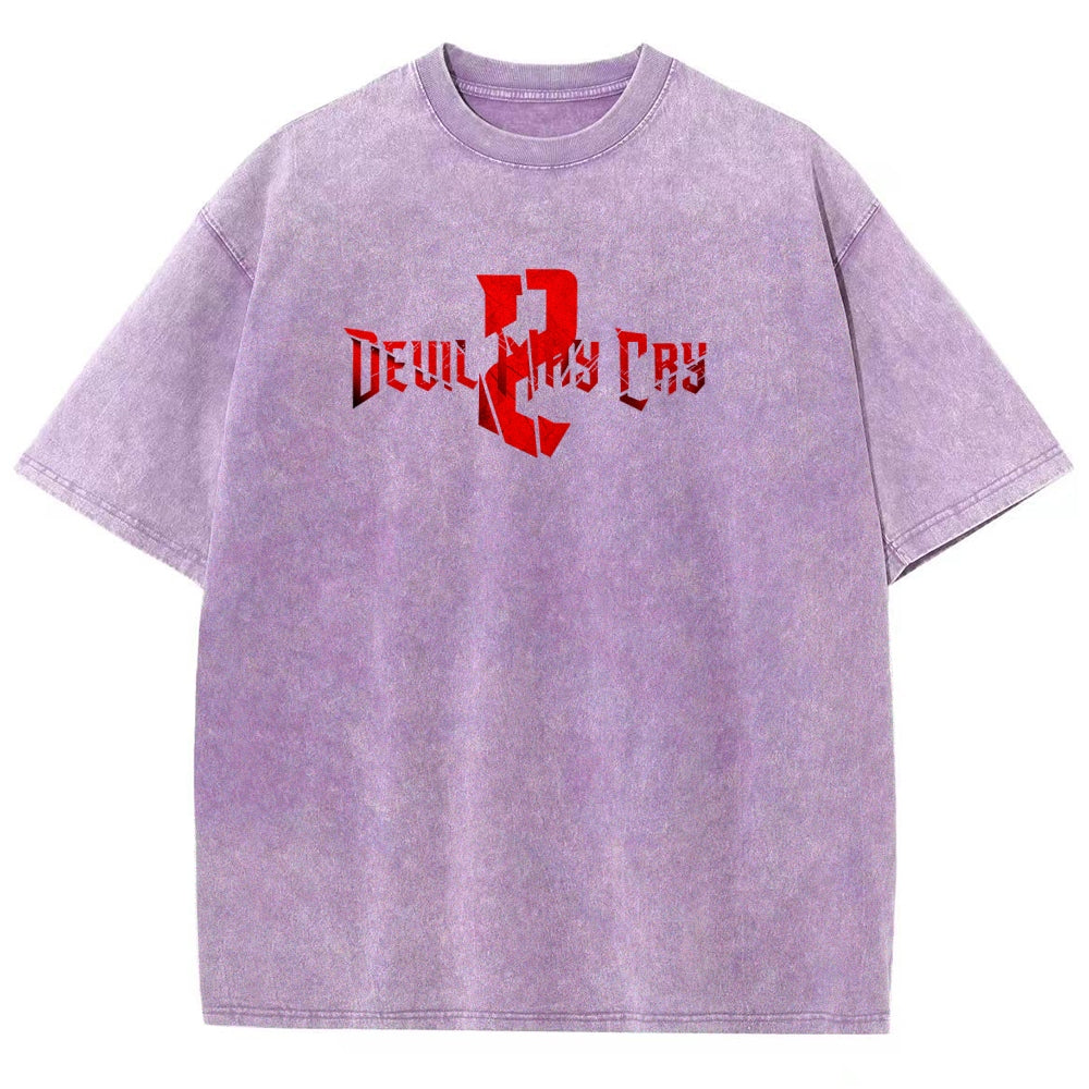 Devil May Cry Unisex Fit Washed T-Shirt 2605016171