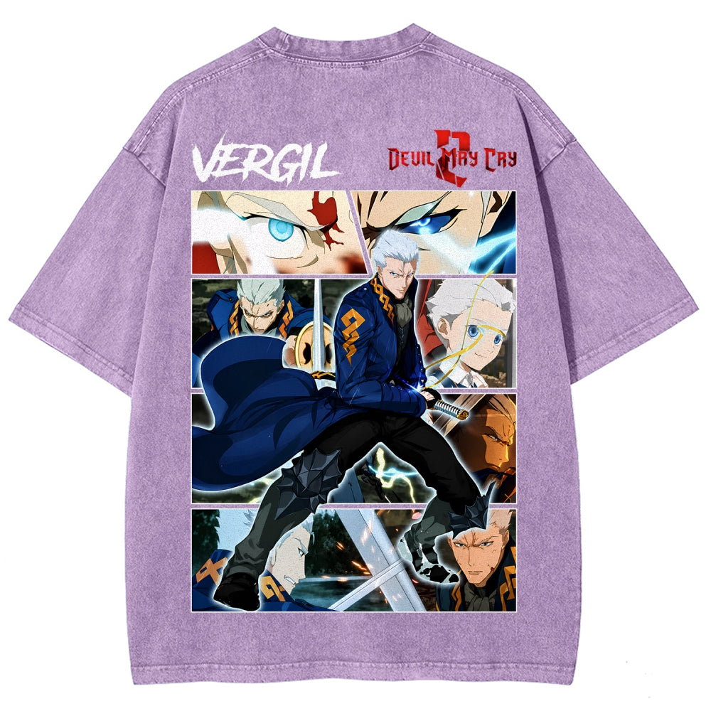 Devil May Cry Unisex Fit Washed T-Shirt 2605016171