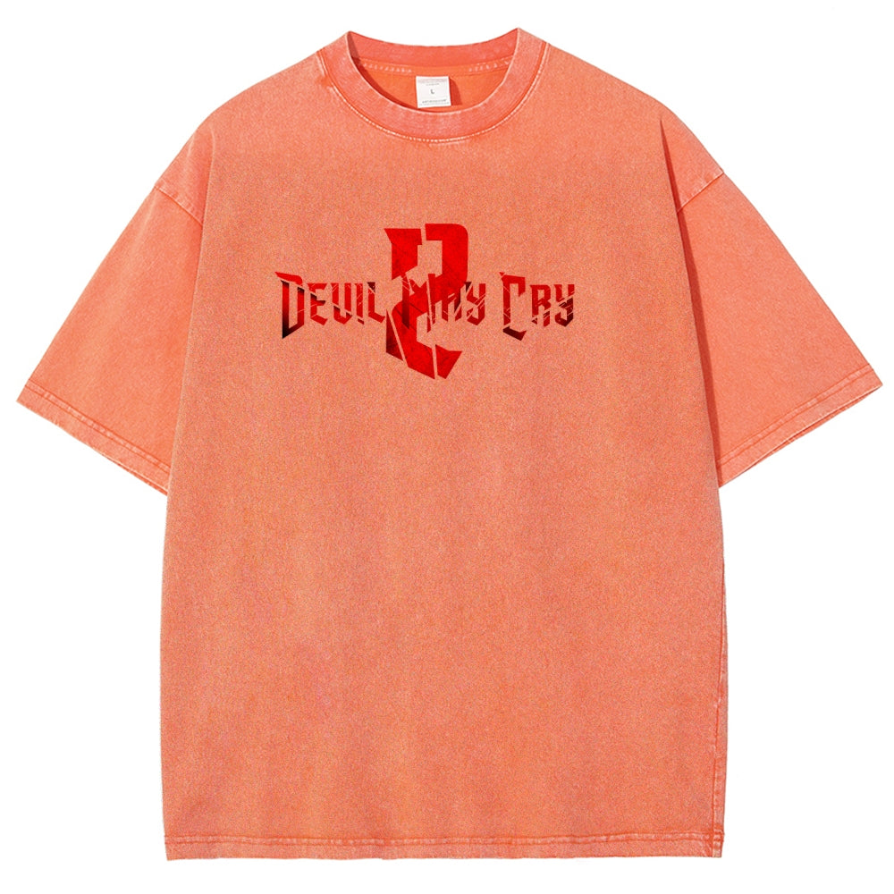 Devil May Cry Unisex Fit Washed T-Shirt 2605016171