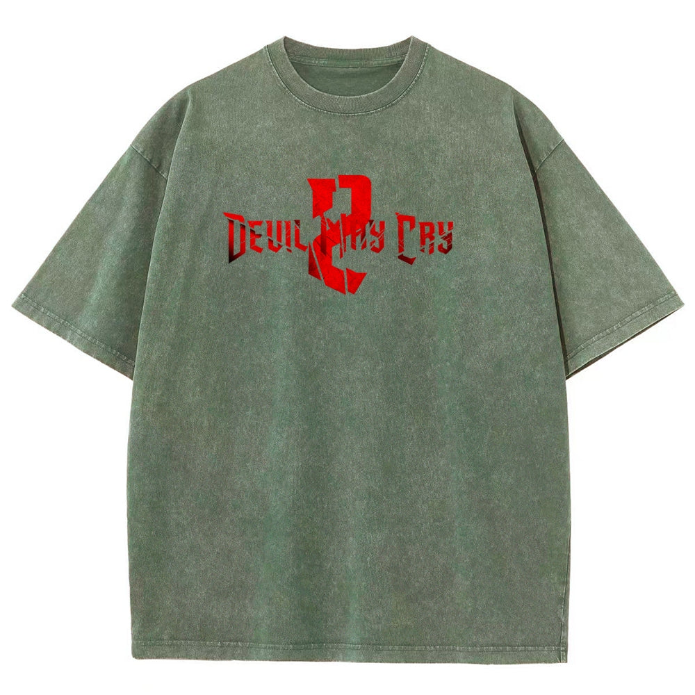Devil May Cry Unisex Fit Washed T-Shirt 2605016171