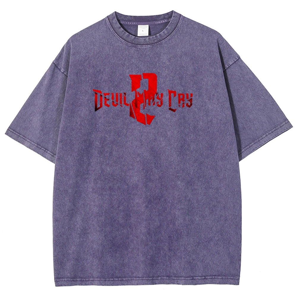 Devil May Cry Unisex Fit Washed T-Shirt 2605016171