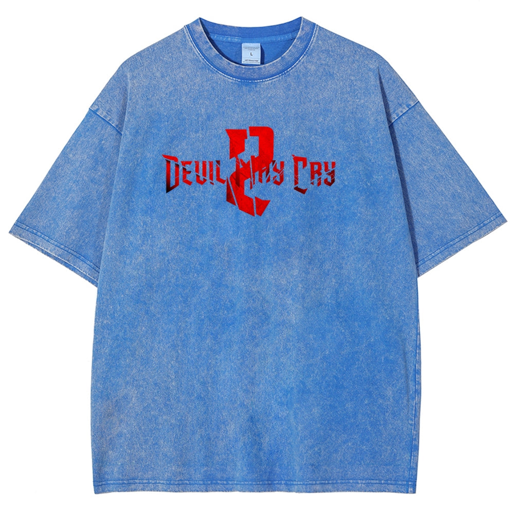 Devil May Cry Unisex Fit Washed T-Shirt 2605016171