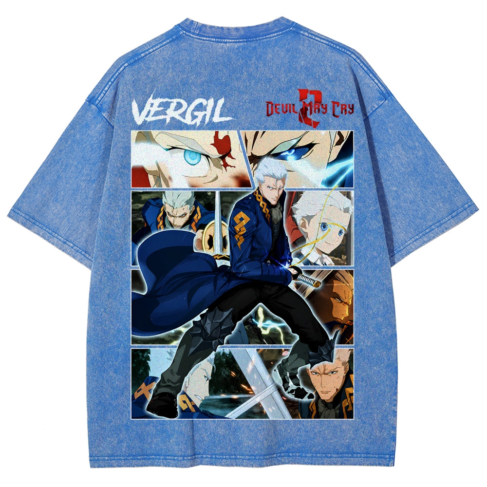 Devil May Cry Unisex Fit Washed T-Shirt 2605016171
