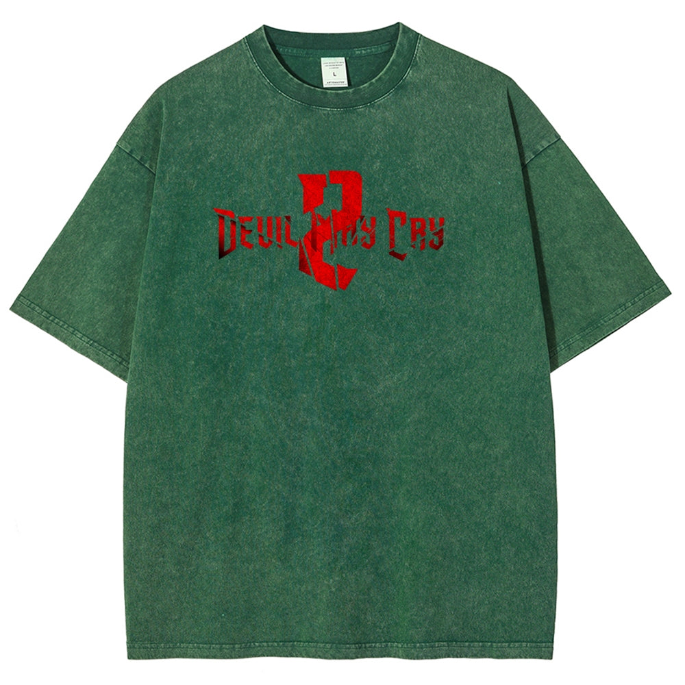 Devil May Cry Unisex Fit Washed T-Shirt 2605016171