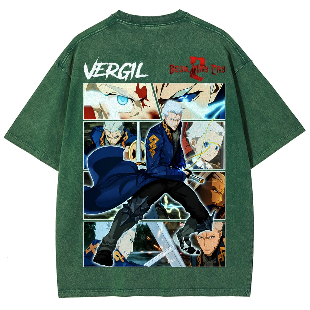 Devil May Cry Unisex Fit Washed T-Shirt 2605016171