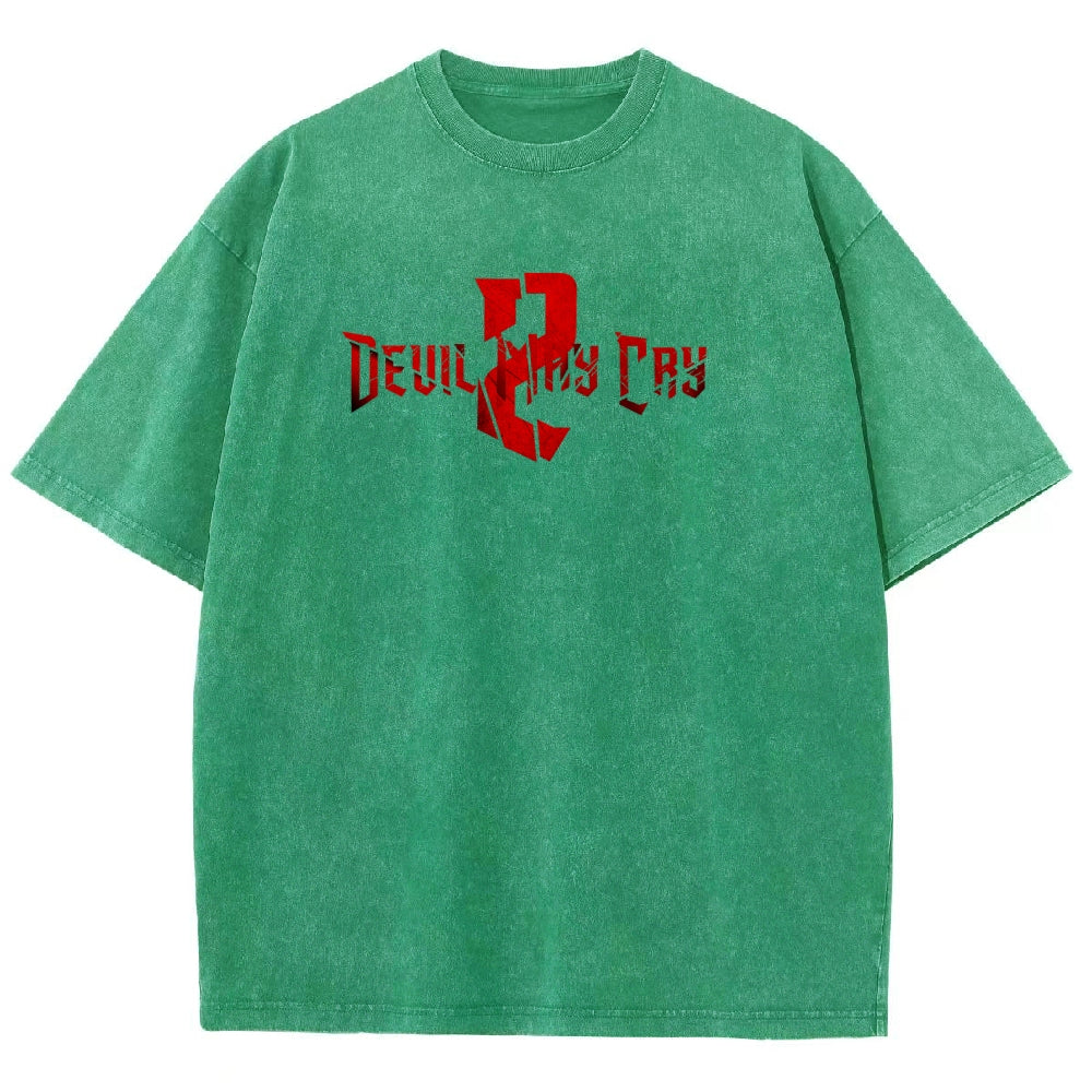 Devil May Cry Unisex Fit Washed T-Shirt 2605016171