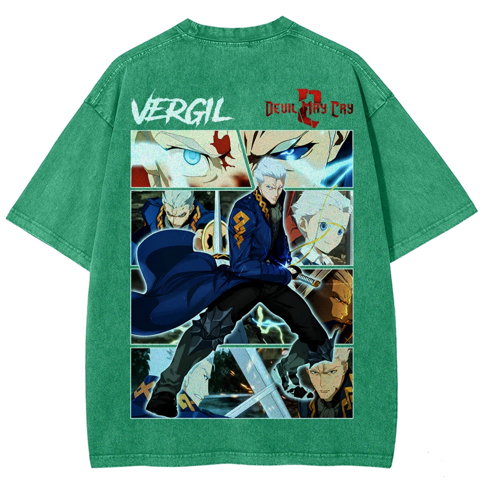 Devil May Cry Unisex Fit Washed T-Shirt 2605016171