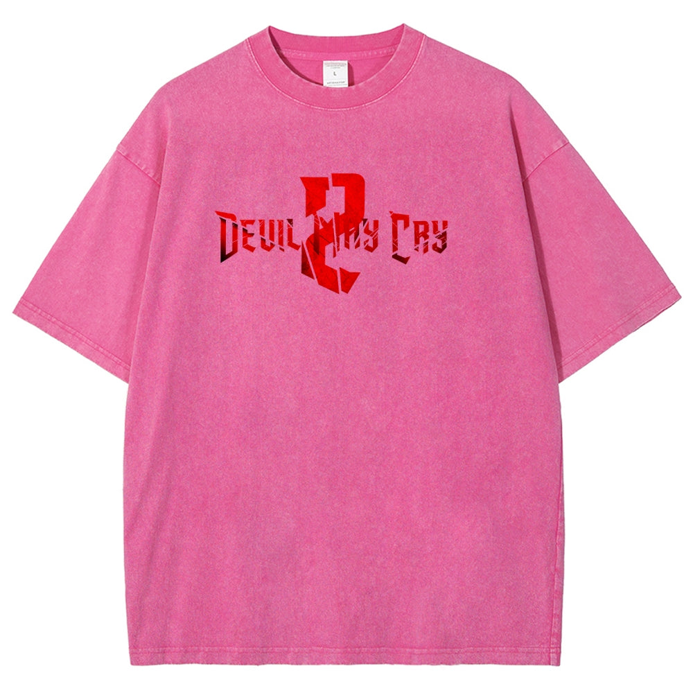 Devil May Cry Unisex Fit Washed T-Shirt 2605016171