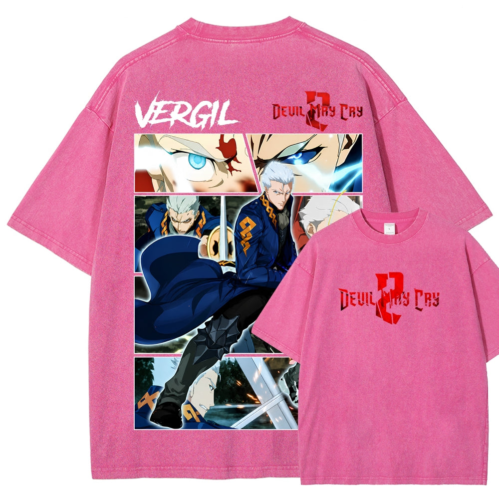 Devil May Cry Unisex Fit Washed T-Shirt 2605016171