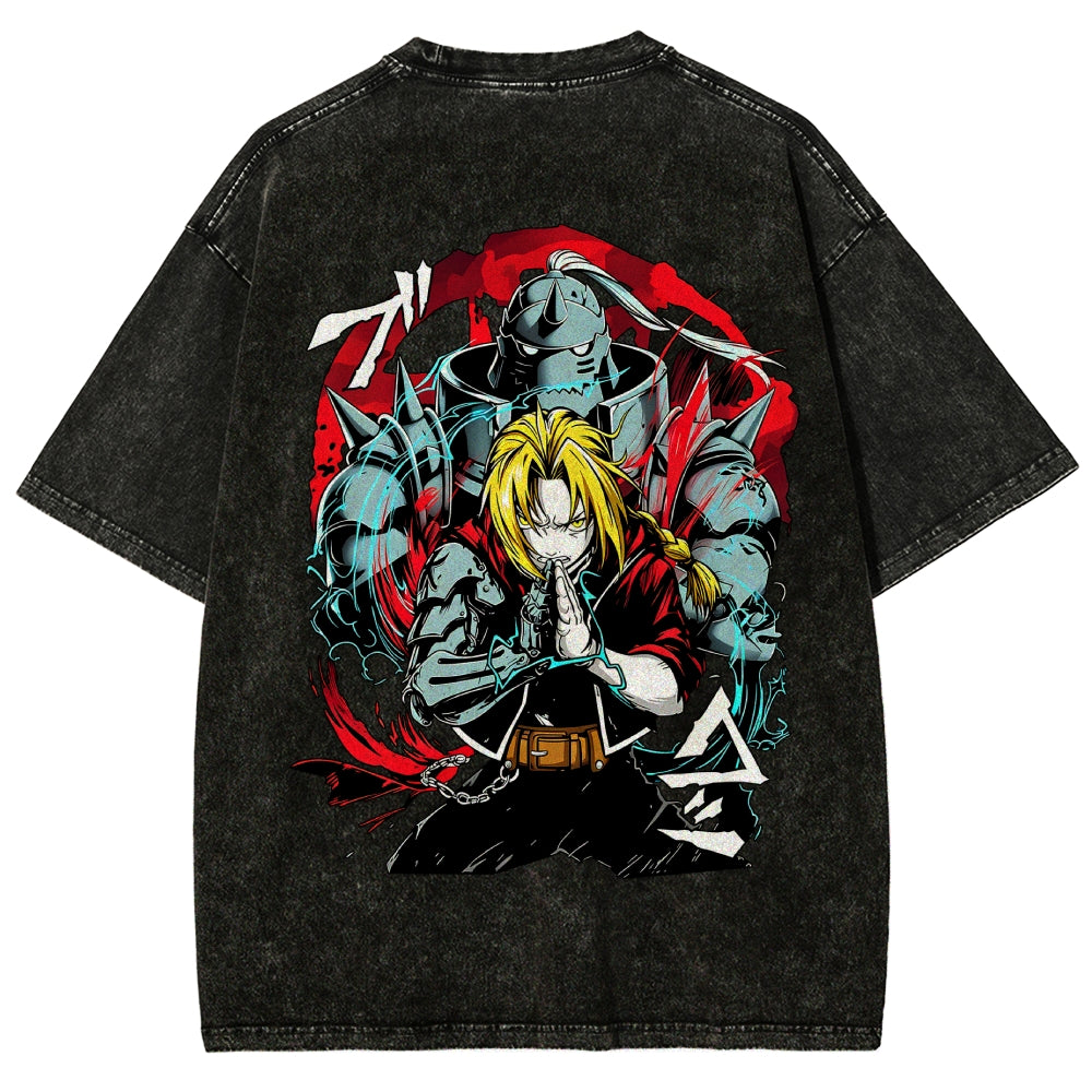 FULLMETAL ALCHEMIST Washed T-shirt 2606000398