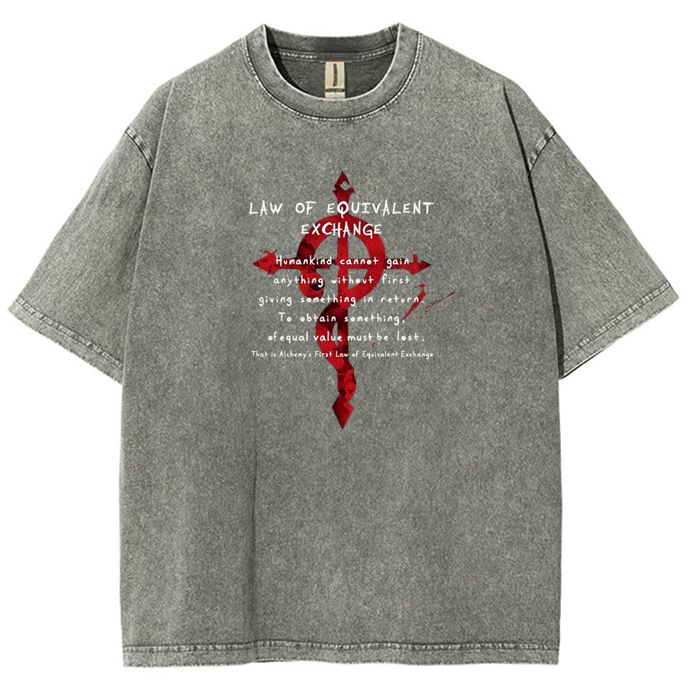 FULLMETAL ALCHEMIST Washed T-shirt 2606000398