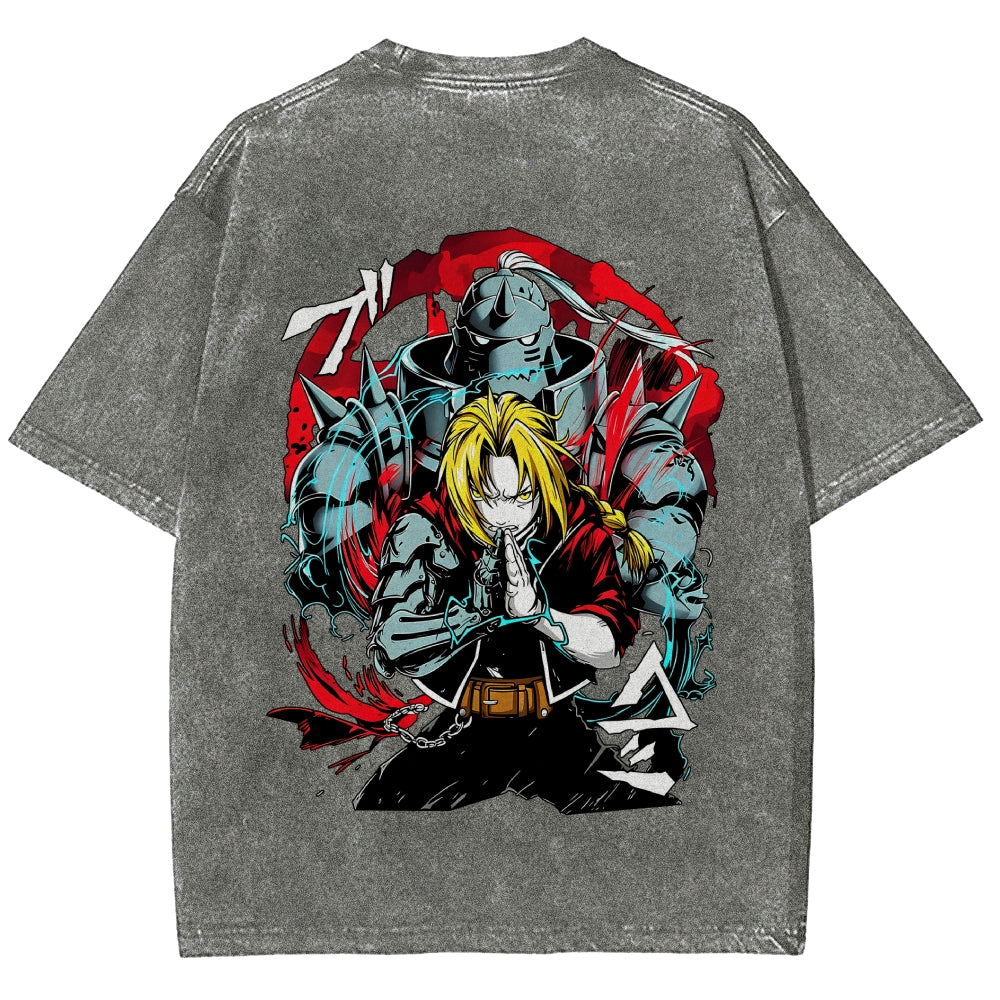 FULLMETAL ALCHEMIST Washed T-shirt 2606000398