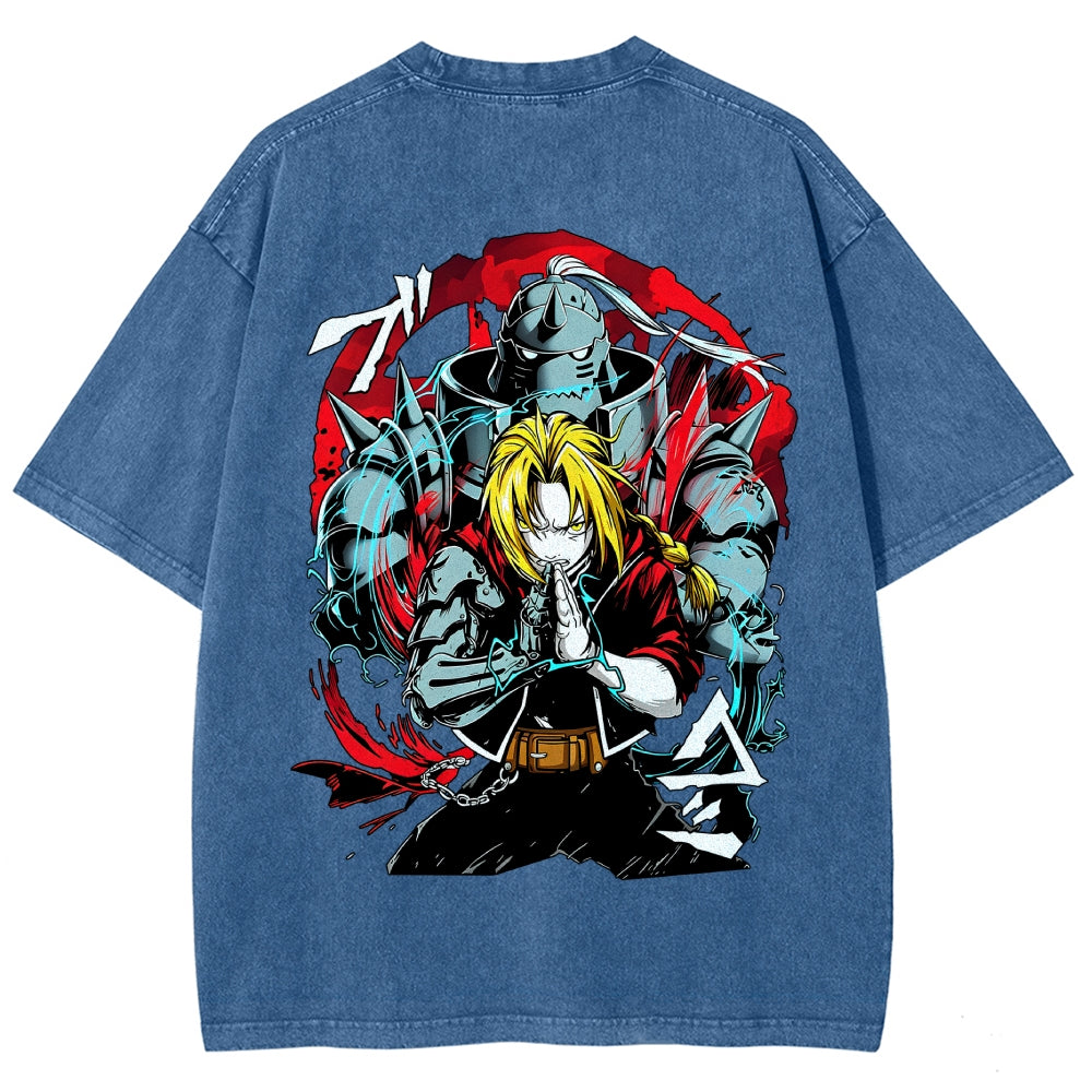 FULLMETAL ALCHEMIST Washed T-shirt 2606000398