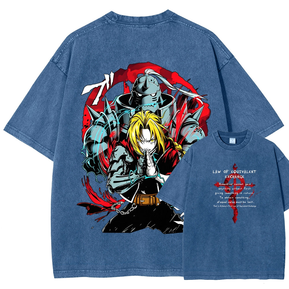 FULLMETAL ALCHEMIST Washed T-shirt 2606000398