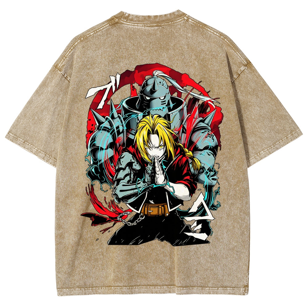 FULLMETAL ALCHEMIST Washed T-shirt 2606000398