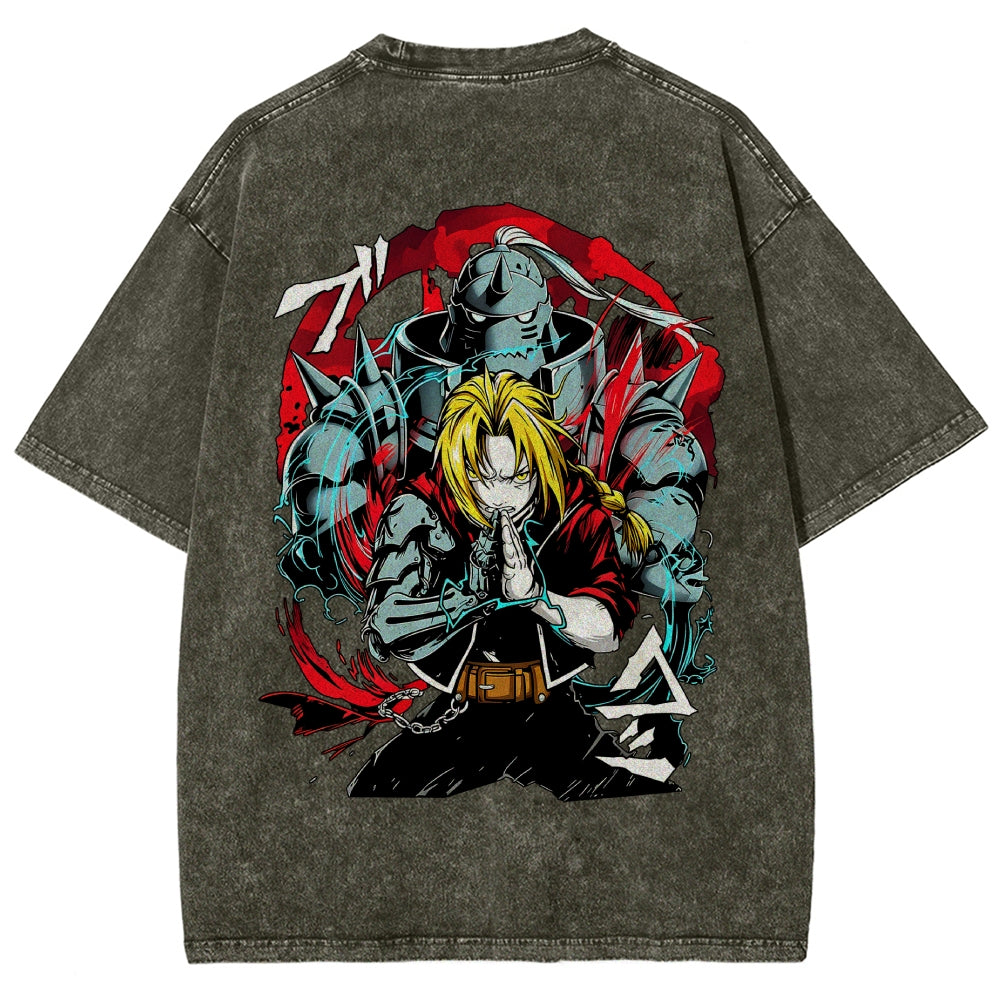 FULLMETAL ALCHEMIST Washed T-shirt 2606000398