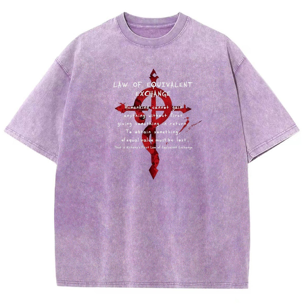 FULLMETAL ALCHEMIST Washed T-shirt 2606000398